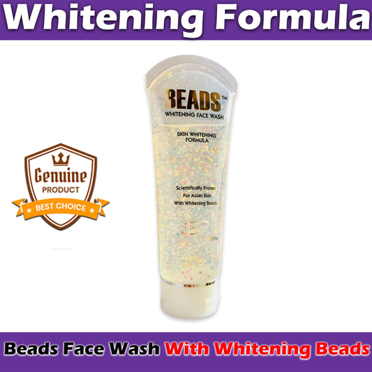 Beads Face Wash - Whitening Beads Kojic Acid M.A.P Vitamin E & C - Whitening Formula